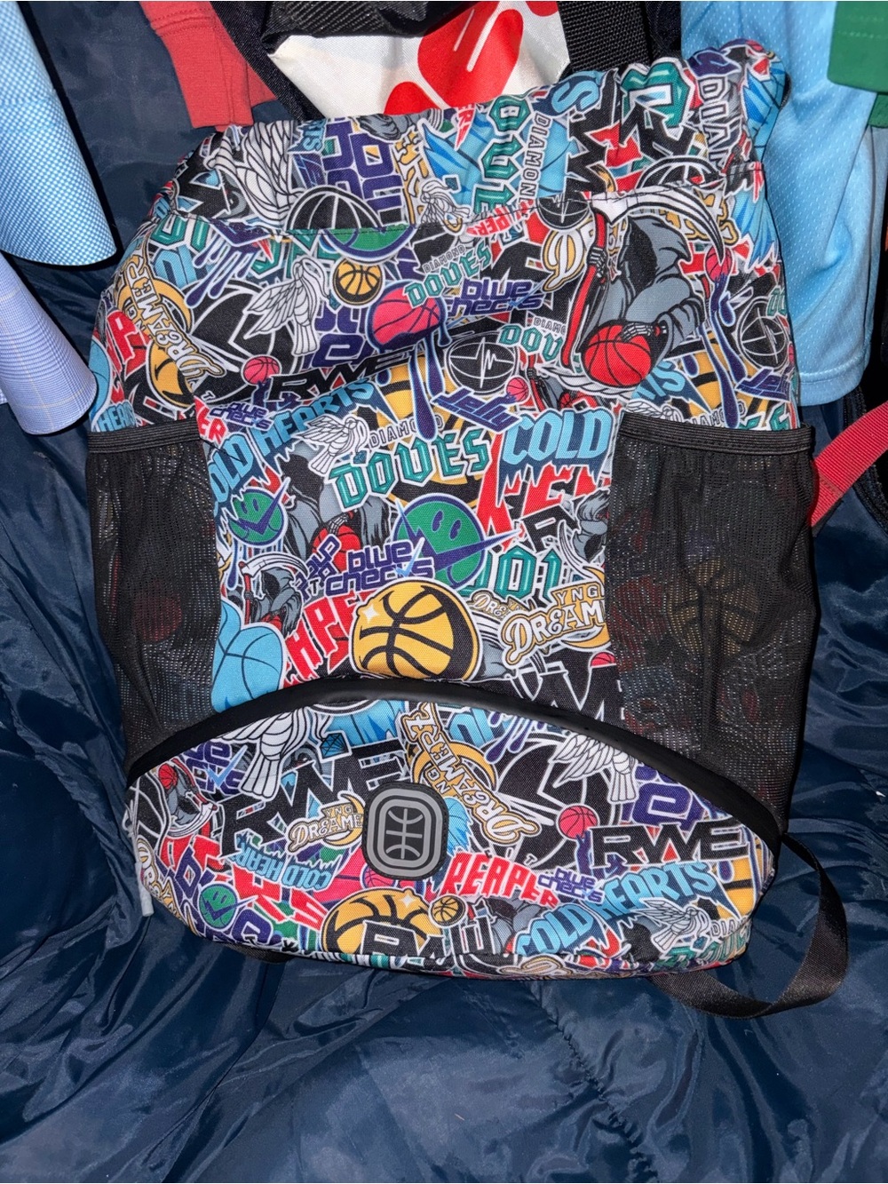 Overtime -  Elite Cinch Sports Drawstring Bag league logo graphic gym bag pack